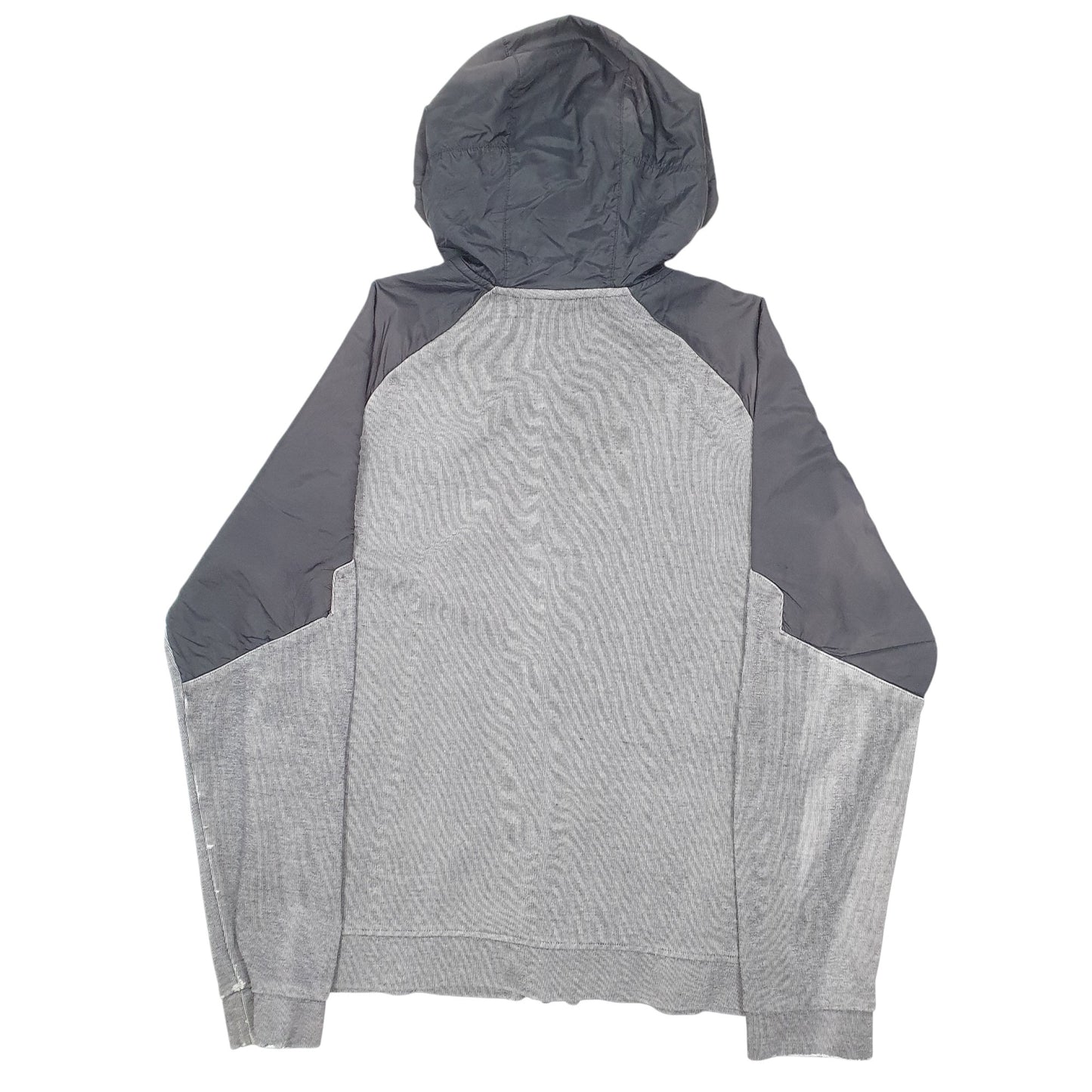 Mens Grey Nike Hoodie Full Zip Jumper