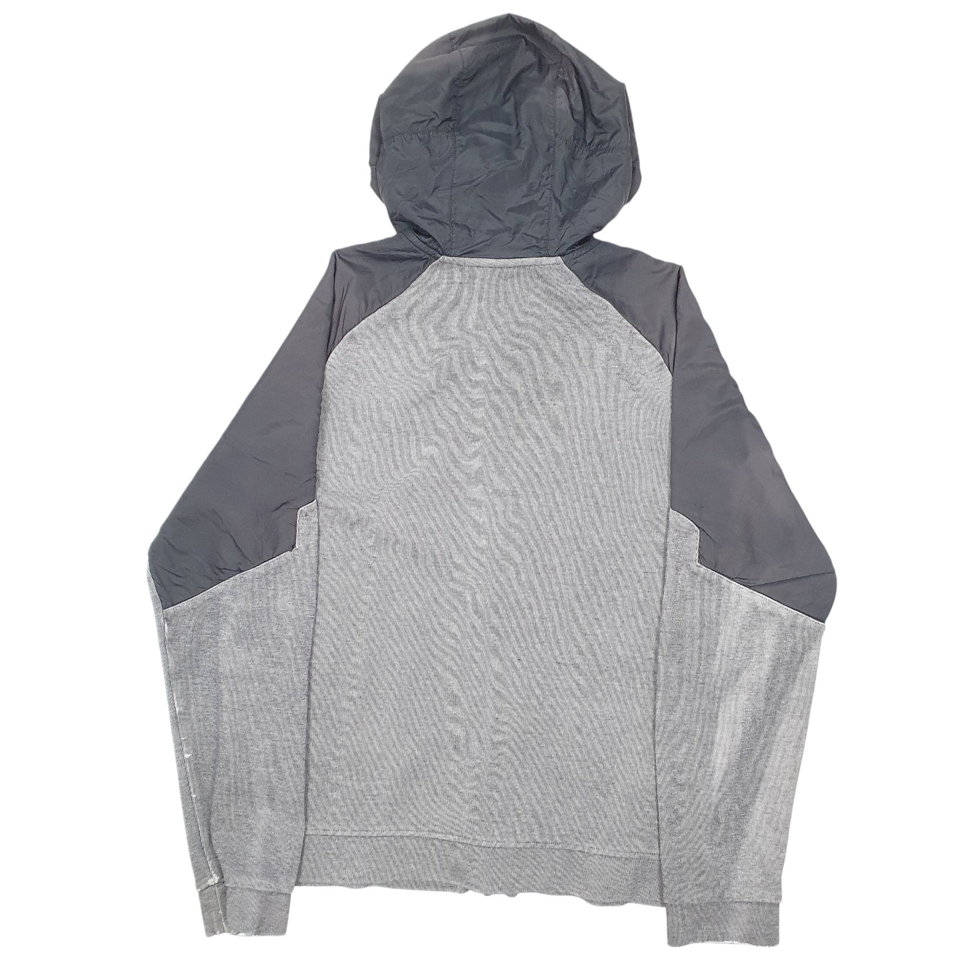 Mens Grey Nike Hoodie Full Zip Jumper