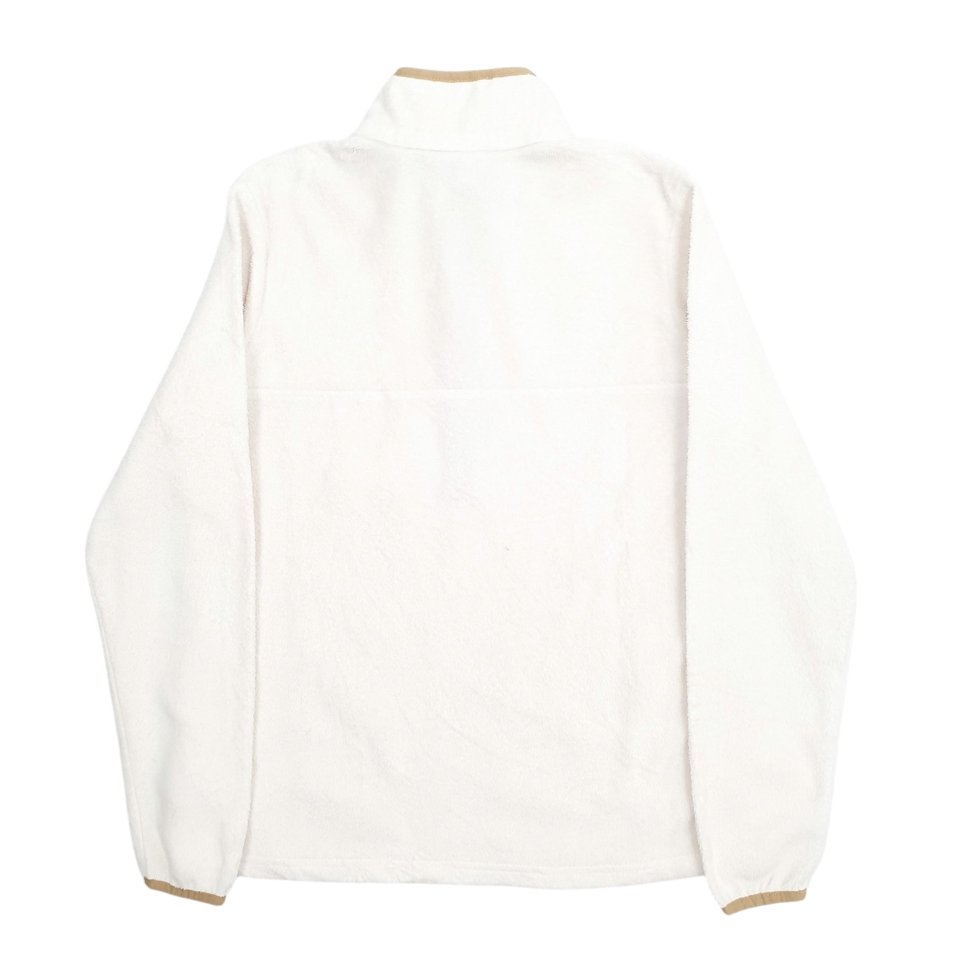 Womens Cream Columbia  Quarter Zip Jumper
