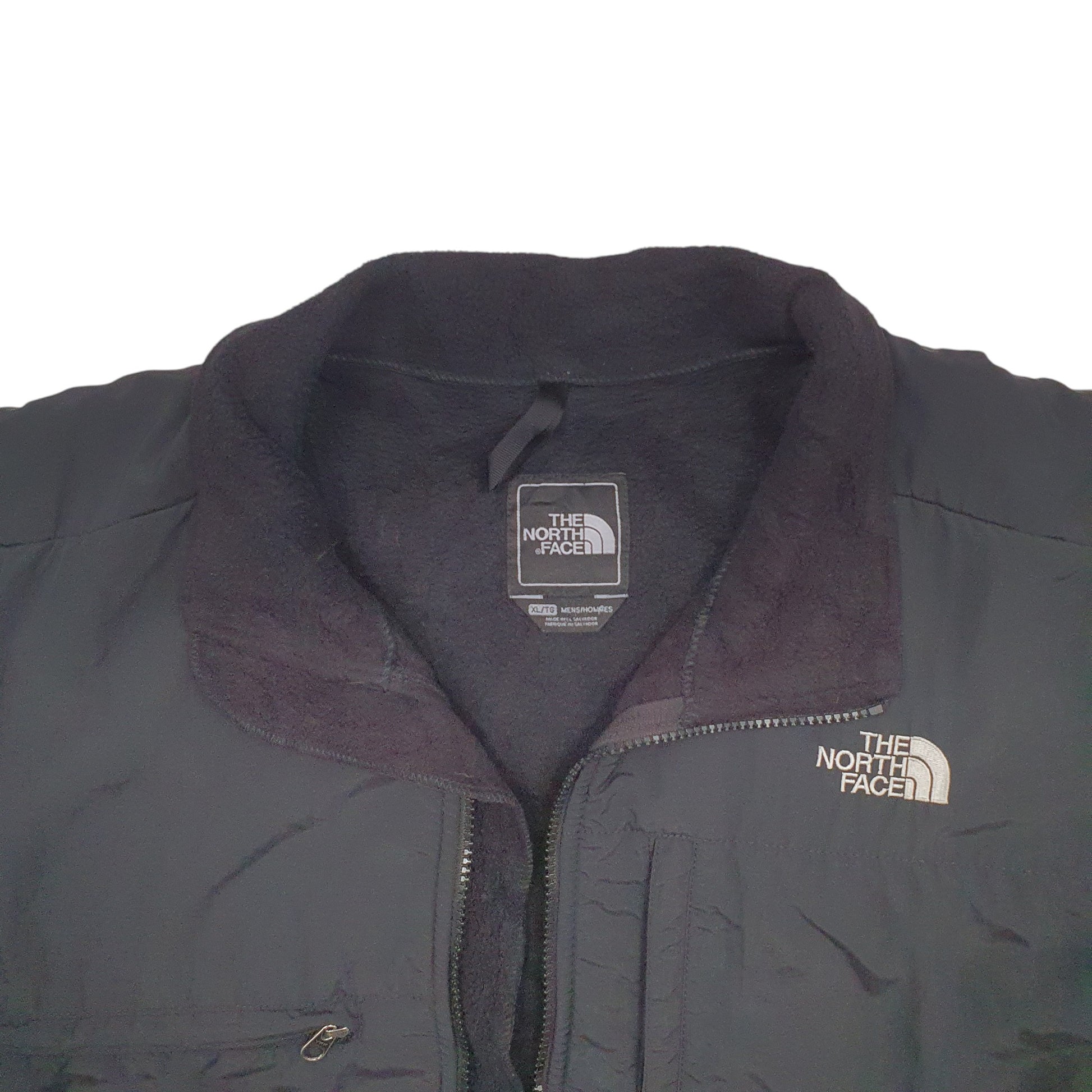 Mens Black The North Face Denali Full Zip Jumper