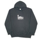 Mens Black Leopard Skateboarding Hoodie Jumper