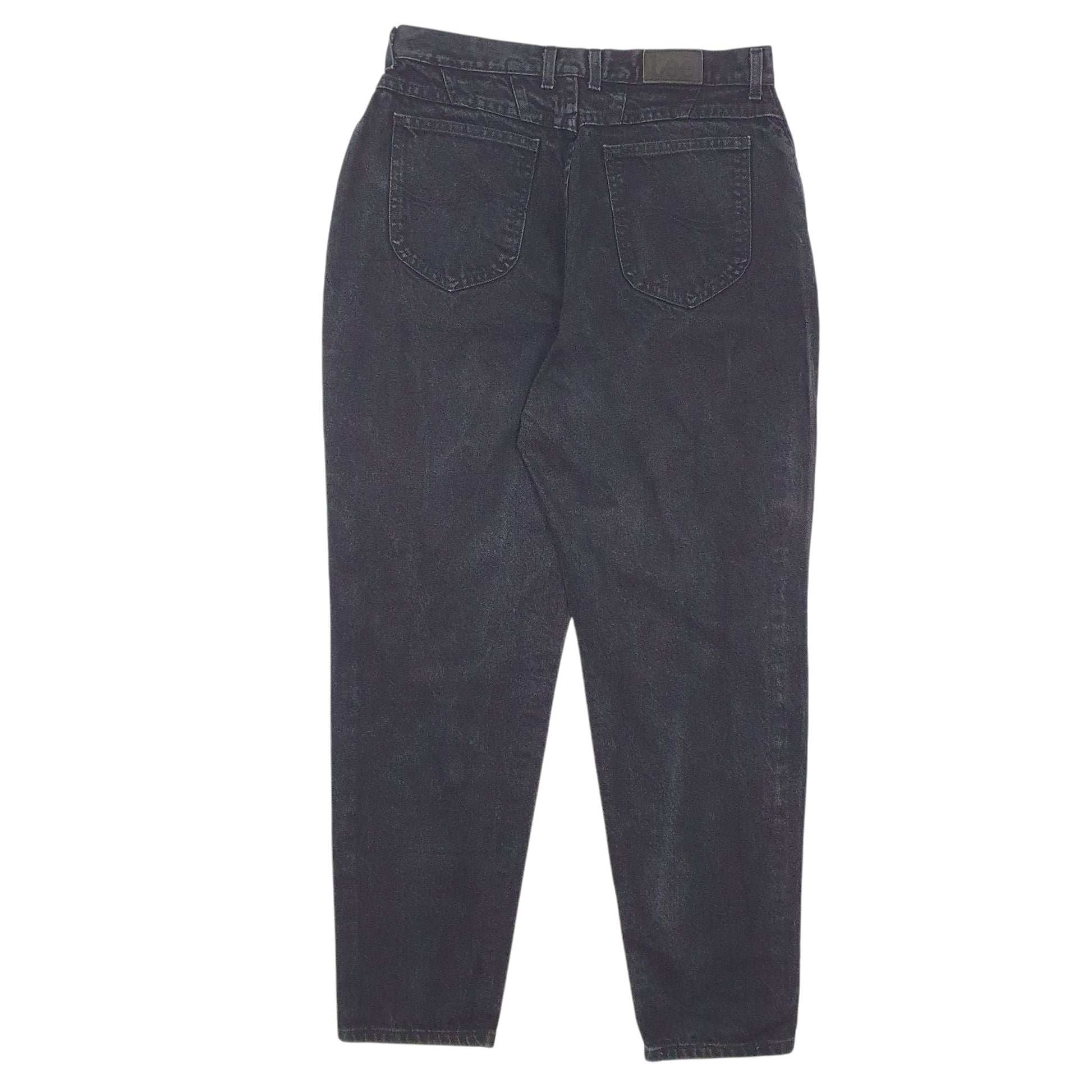 Womens Black Lee Vintage Made In USA Riders JeansW31 L30