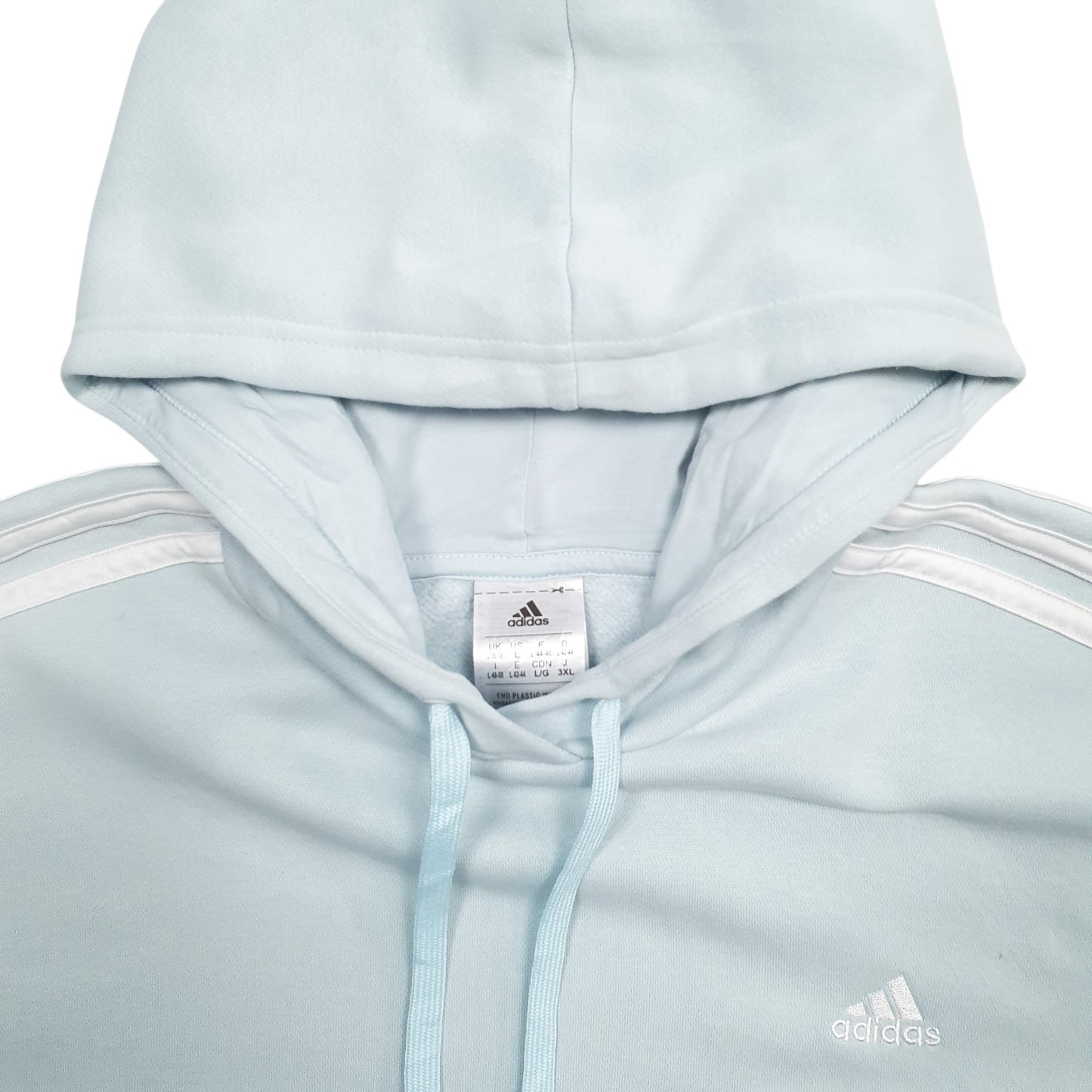 Mens Blue Adidas  Hoodie Jumper