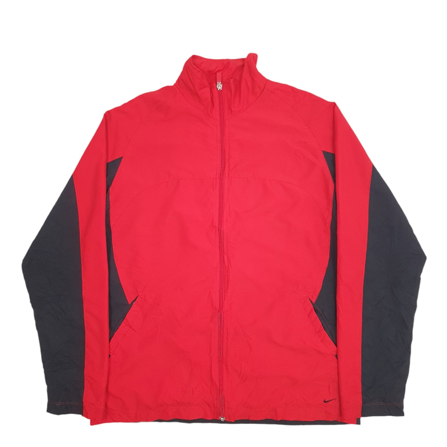 Mens Red Nike Track Top Full Zip Jumper