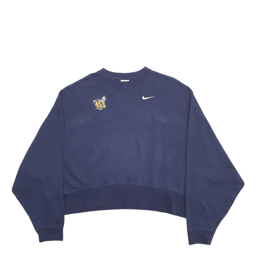 Womens Navy Nike  Crewneck Jumper