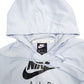 Womens Blue Nike Spellout Hoodie Jumper