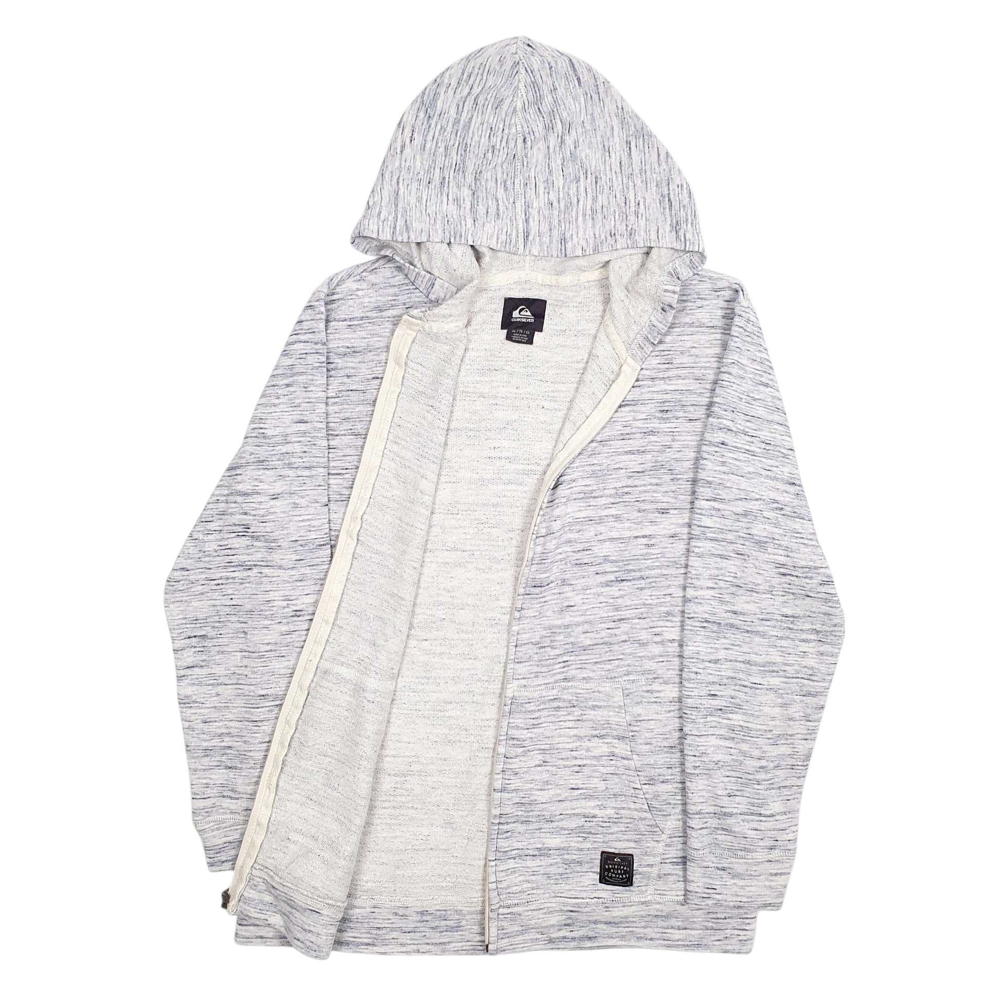 Womens Grey Quicksilver  Full Zip Jumper