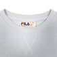 Womens Blue Fila Spellout Crewneck Jumper