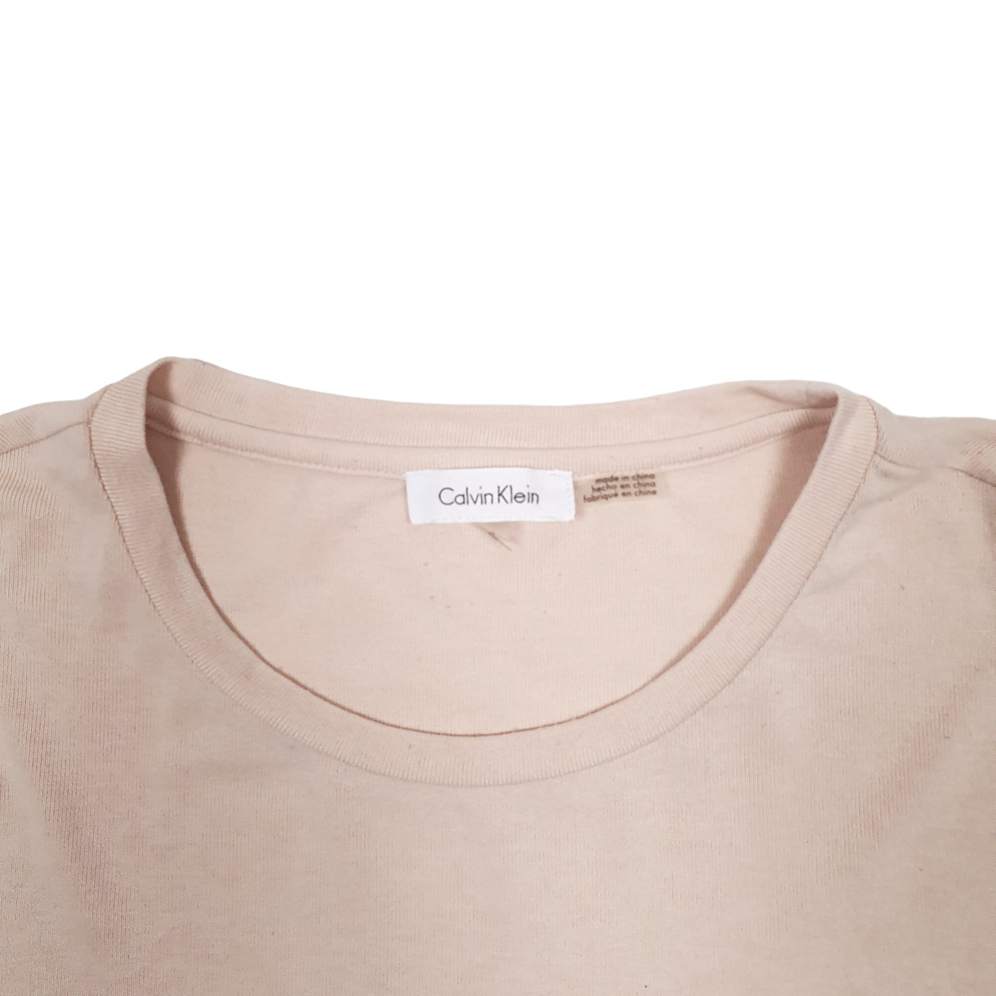 Womens Beige Calvin Klein  Long Sleeve T Shirt