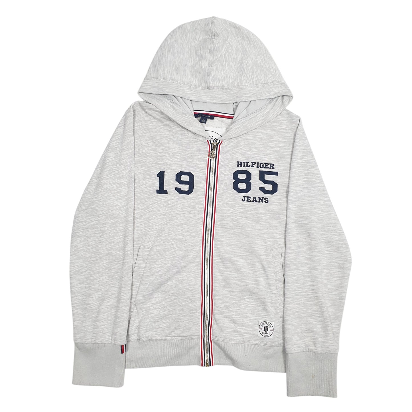 Womens Grey Tommy Hilfiger  Full Zip Jumper