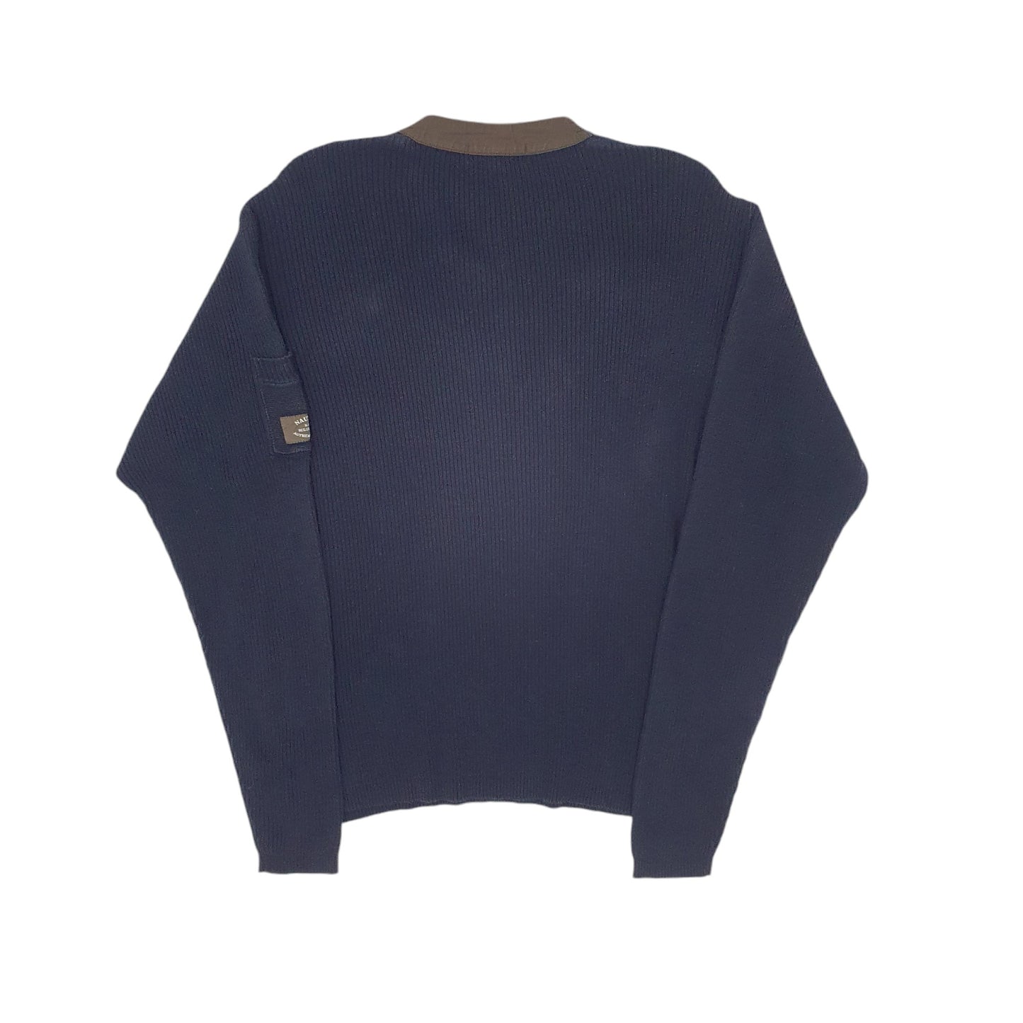 Mens Navy Nautica Knitwear Crewneck Jumper