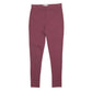 Womens Burgundy M&S Jeggings Stretch Fit Jogger Trousers
