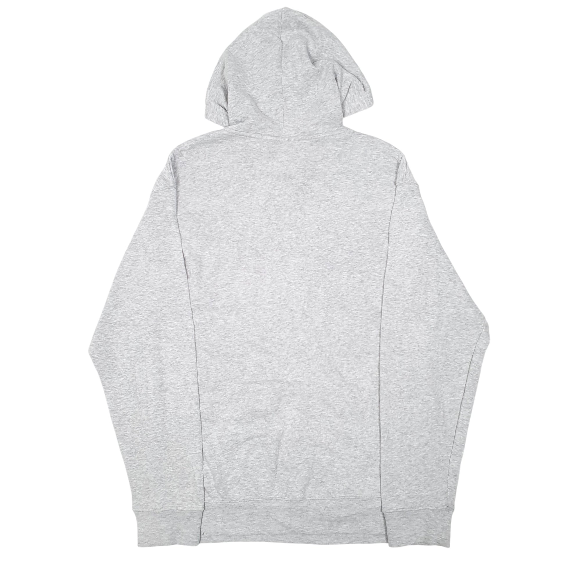 Mens Grey Pro Edge Michigan Wolverines American Football Spellout Hoodie Jumper