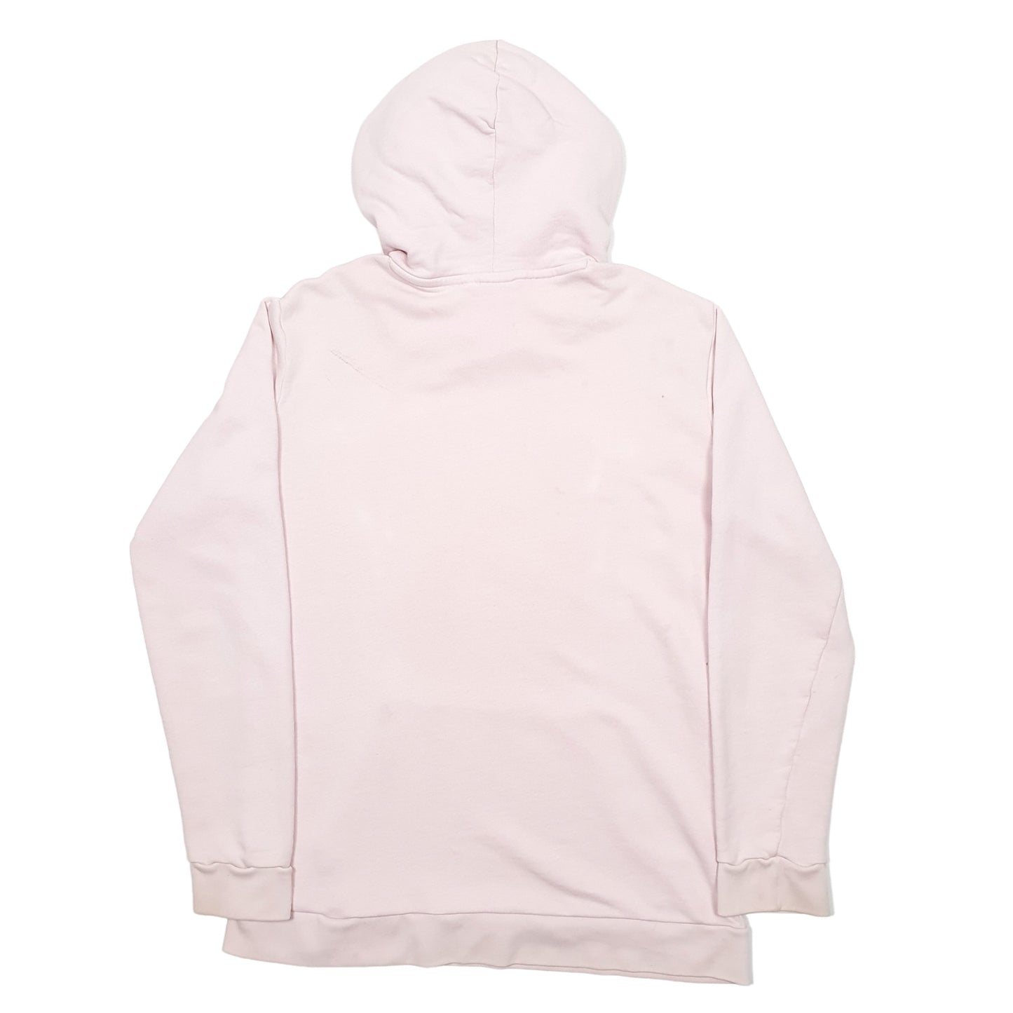 Mens Pink Adidas Spellout Hoodie Jumper