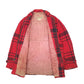 Mens Red Soo Woolen Mills Vintage 1950s Mackinaw Plaid Hunting  Coat