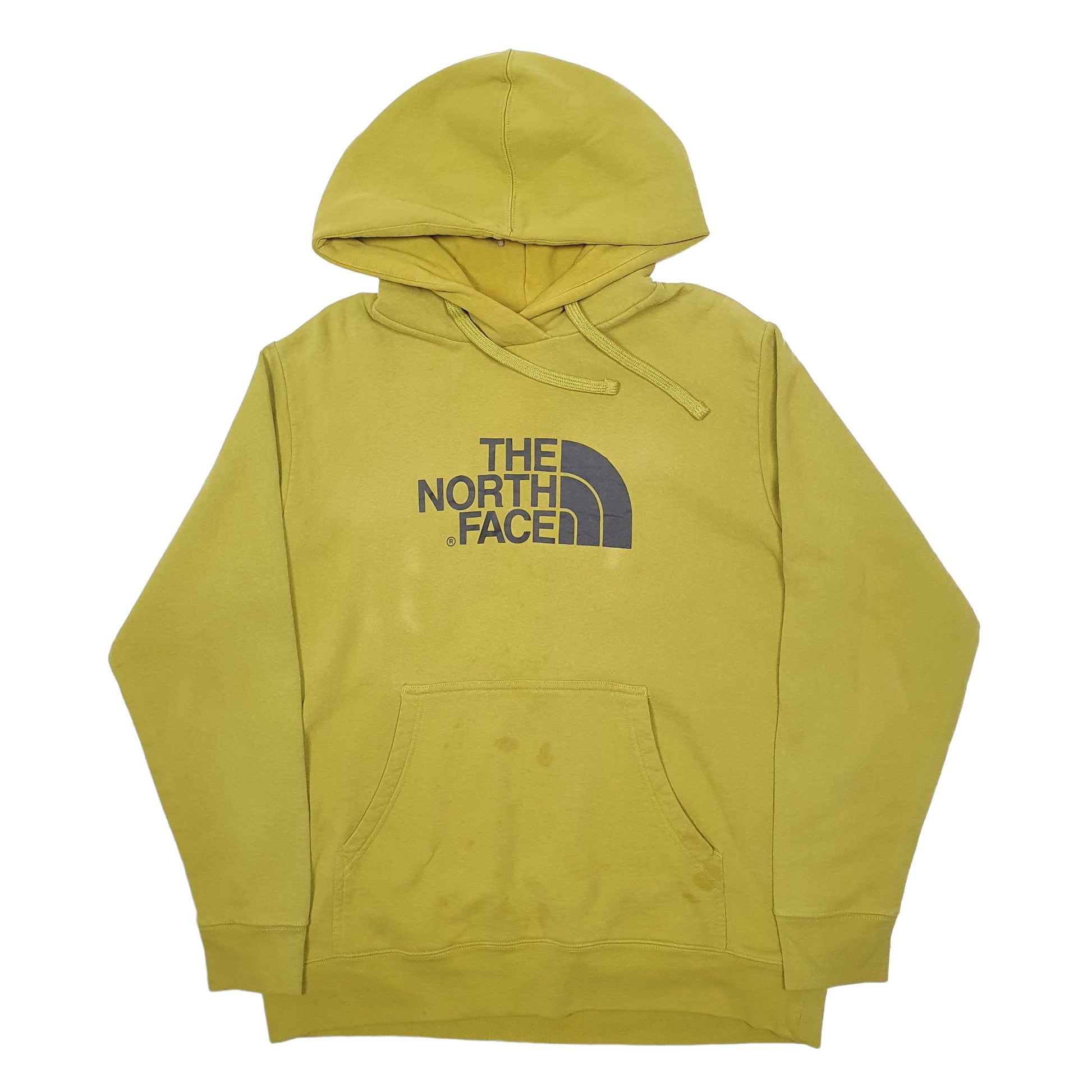 Mens Green The North Face Spellout Hoodie Jumper