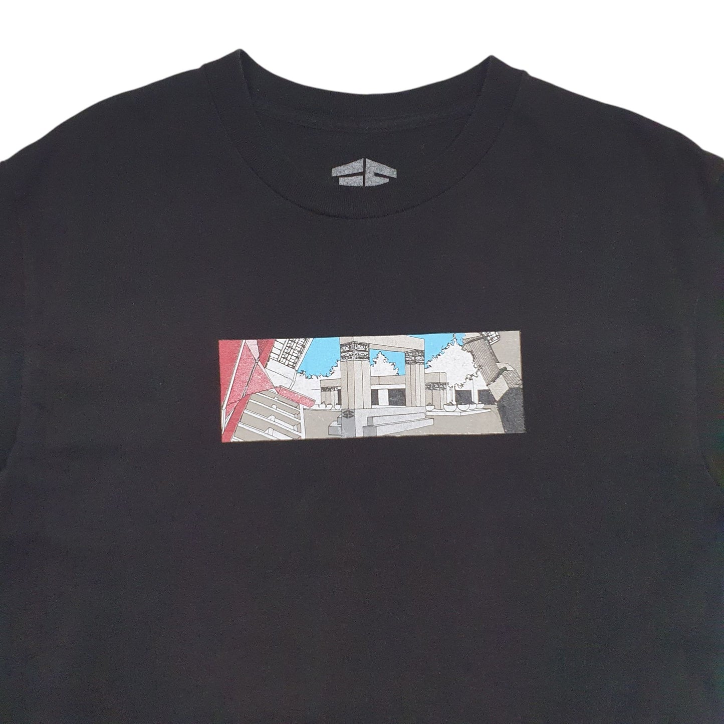 Mens Black Unbranded  Short Sleeve T Shirt