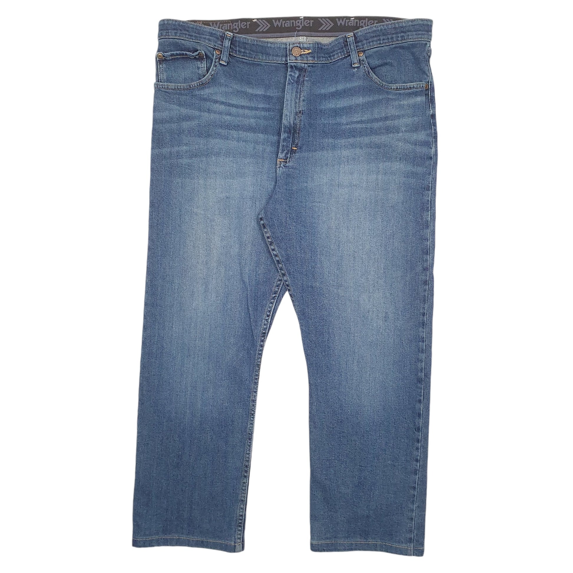 Mens Blue Wrangler Stretch Fit G95CFRA JeansW38 L27