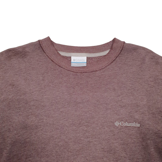 Mens Brown Columbia  Crewneck Jumper