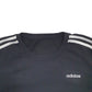 Womens Black Adidas  Crewneck Jumper