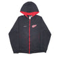 Mens Black Reebok NHL Detriot Red Wings Full Zip Jumper