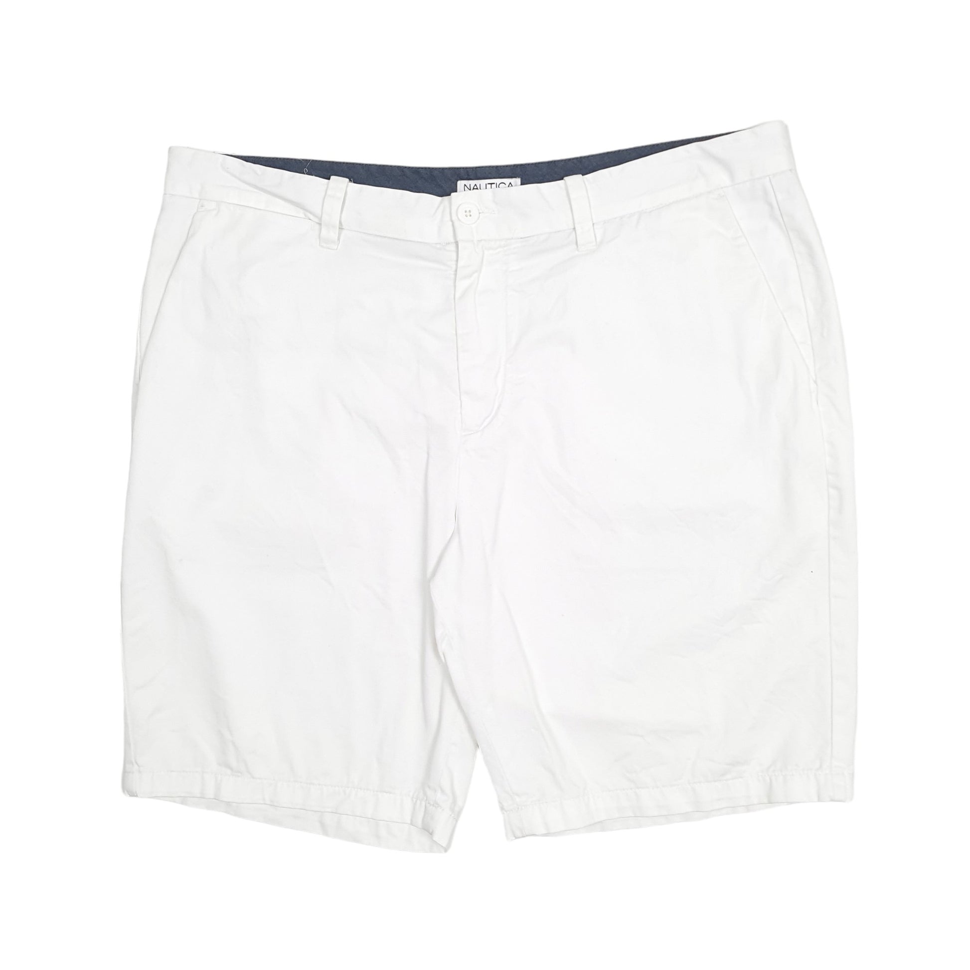 Mens Nautica White Chino Slim Fit Deck Shorts – Bundl Clothing