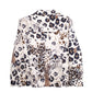 Womens Brown Proportion Petite Leopard Print  Coat