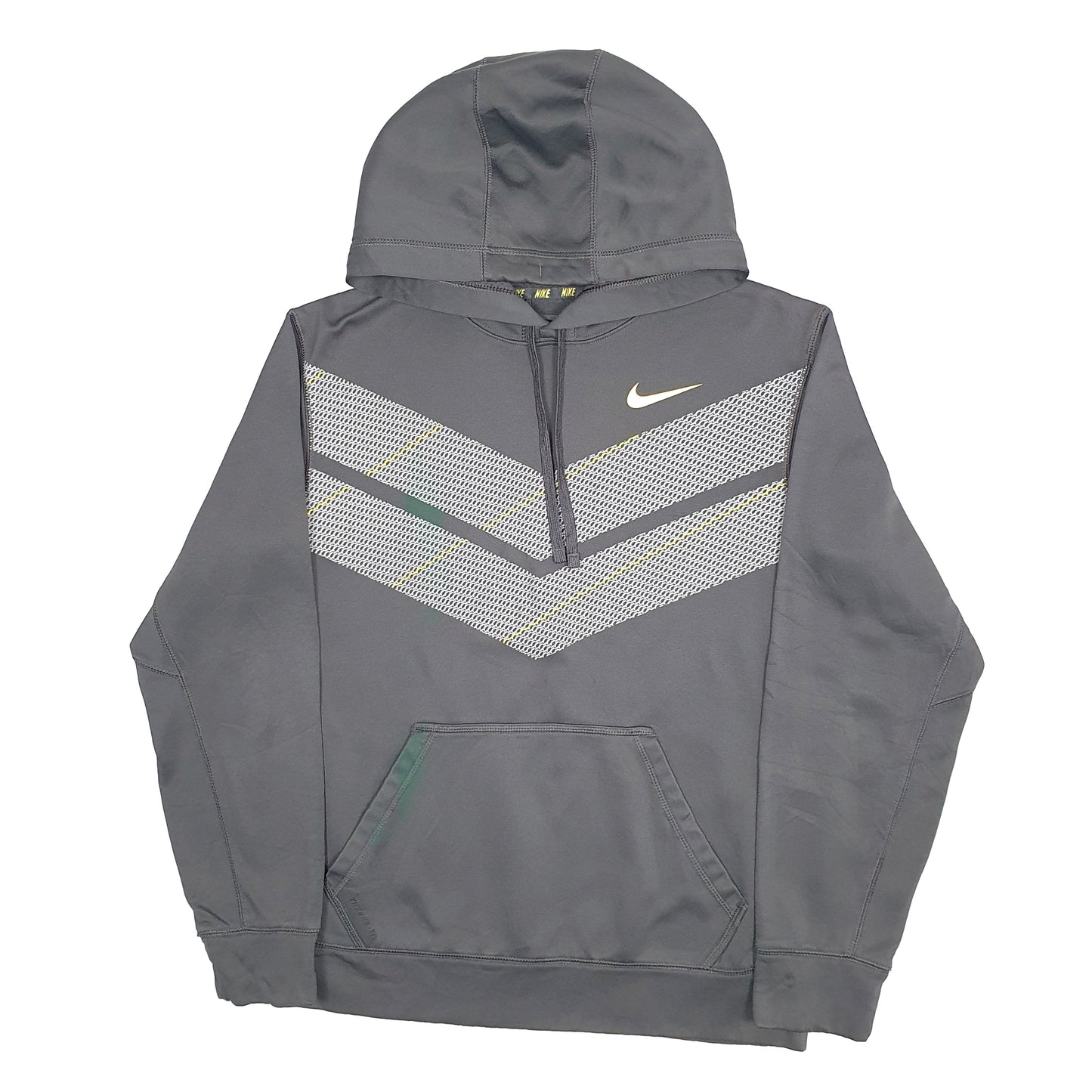 Mens Grey Nike Therma Fit Hoodie Jumper