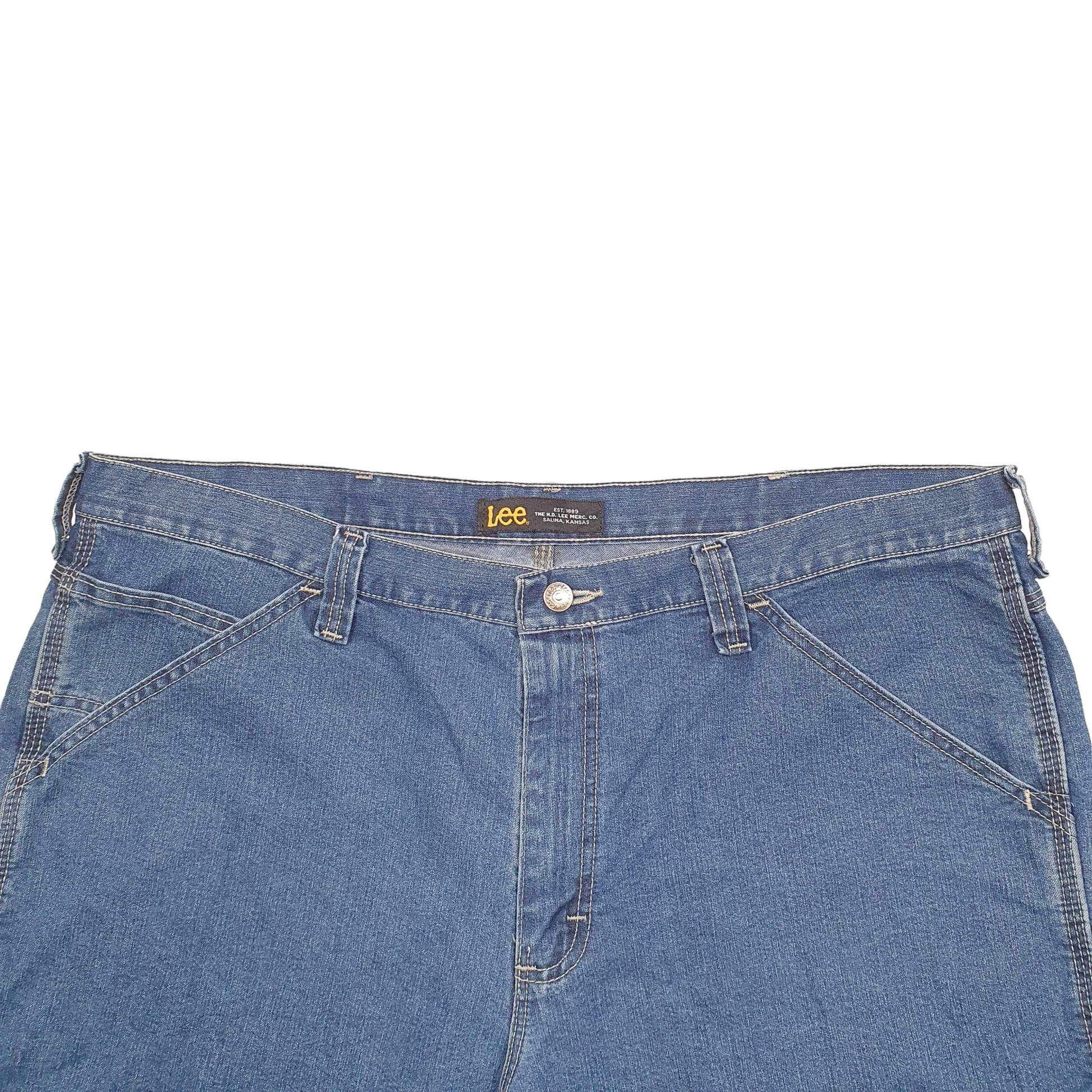 Mens Blue Lee  Carpenter Shorts