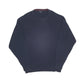 Mens Navy Nautica Knitwear Ribbed Crewneck Jumper