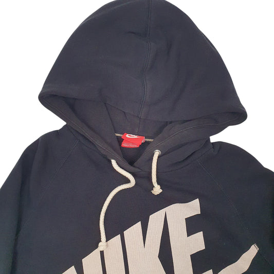 Womens Black Nike Spellout Hoodie Jumper