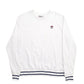 Mens White Fila  Crewneck Jumper