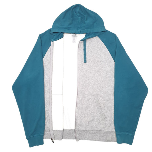 Mens Grey Champion Hoodie C9 Full Zip Jumper