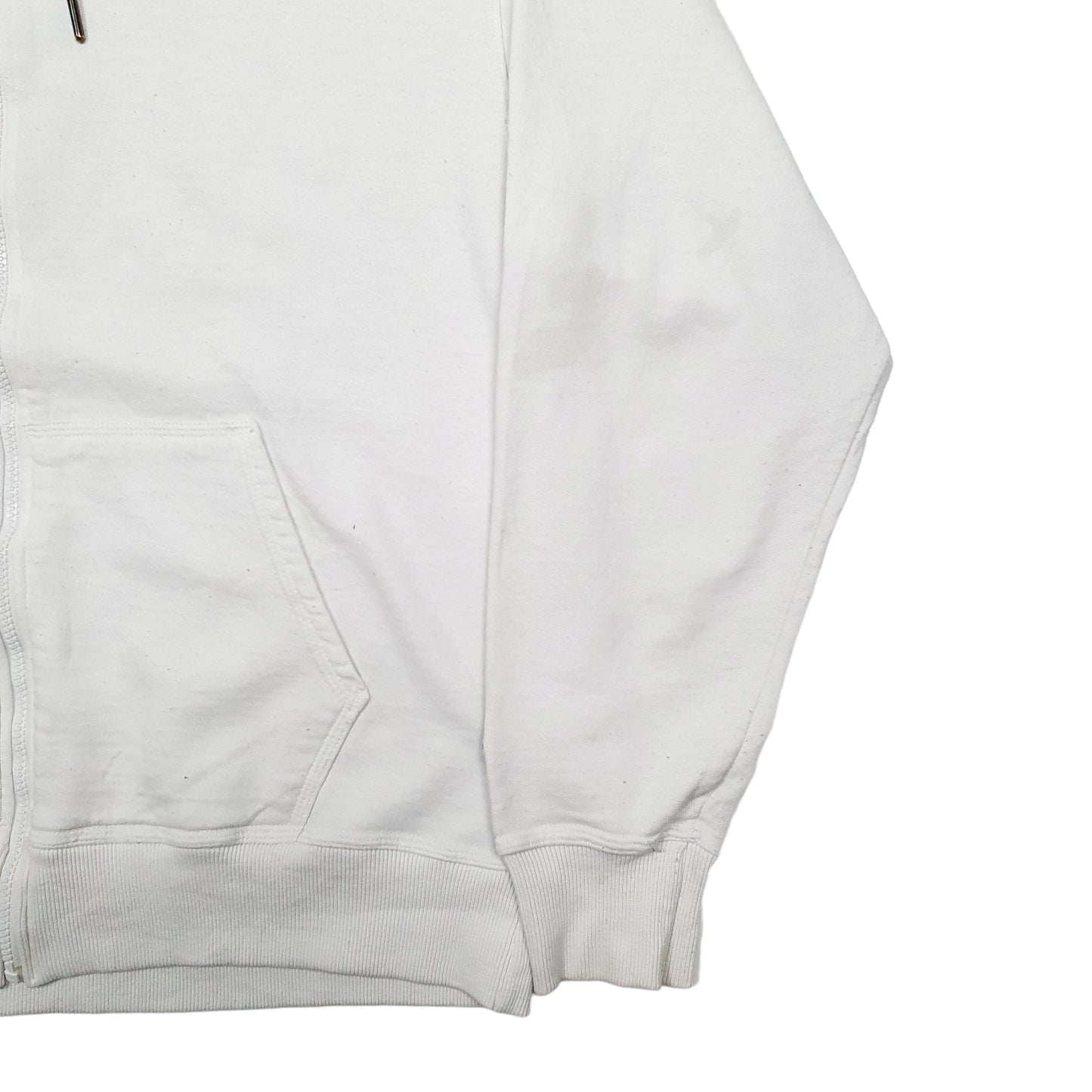 Mens White Champion  Full Zip Jumper