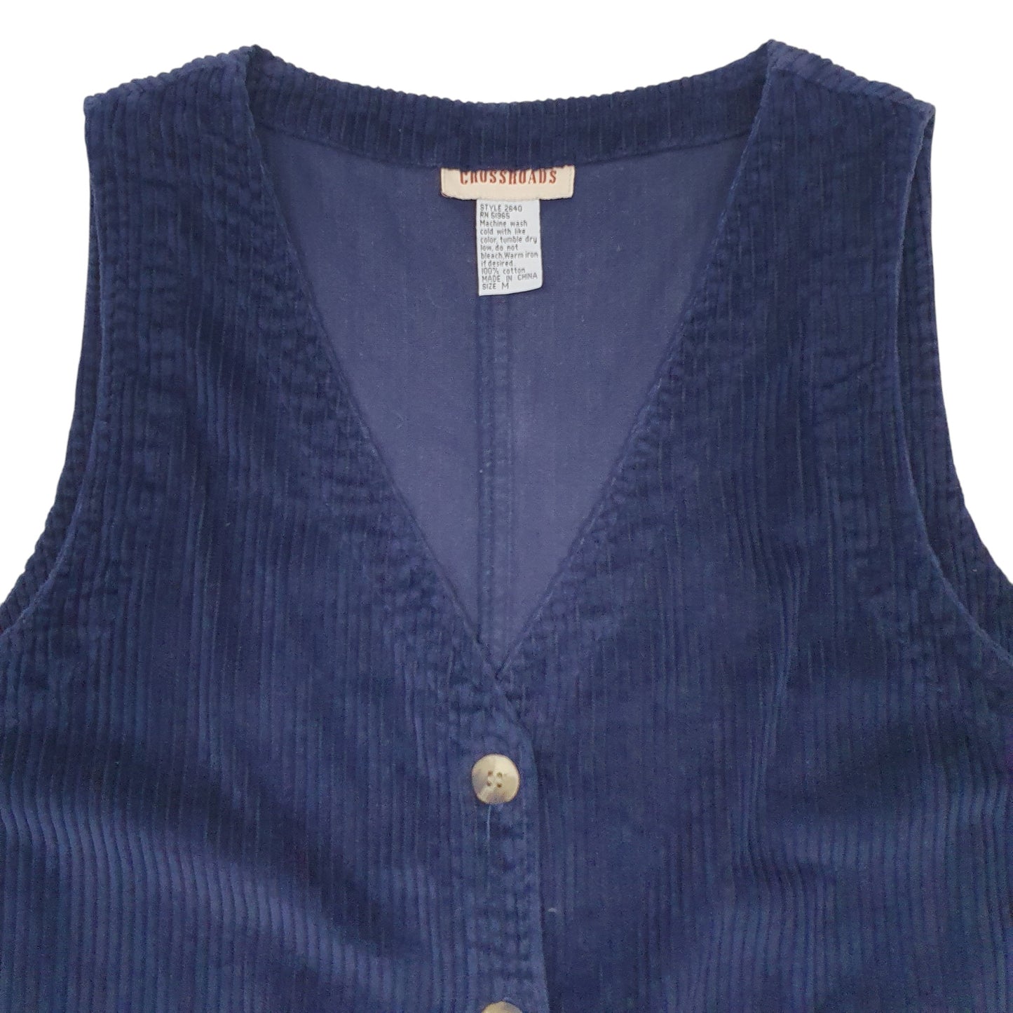 Womens Navy Crossroads Vest Cardigan Jumper
