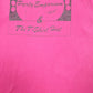 Mens Pink Screen Stars Single Stitch Vintage 90s Party Emporium Made In USA Short Sleeve T Shirt
