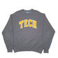 Mens Grey Champion Tech USA College Crewneck Jumper