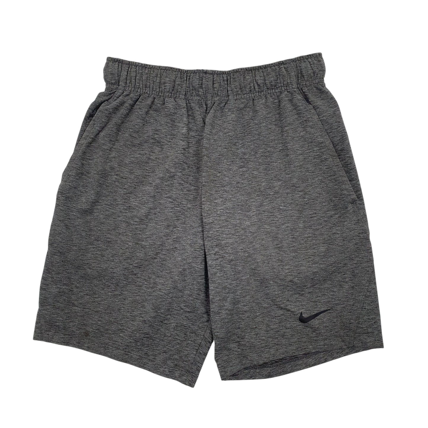 Mens Grey Nike Stretch Dri-Fit Active Wear Sweat Shorts