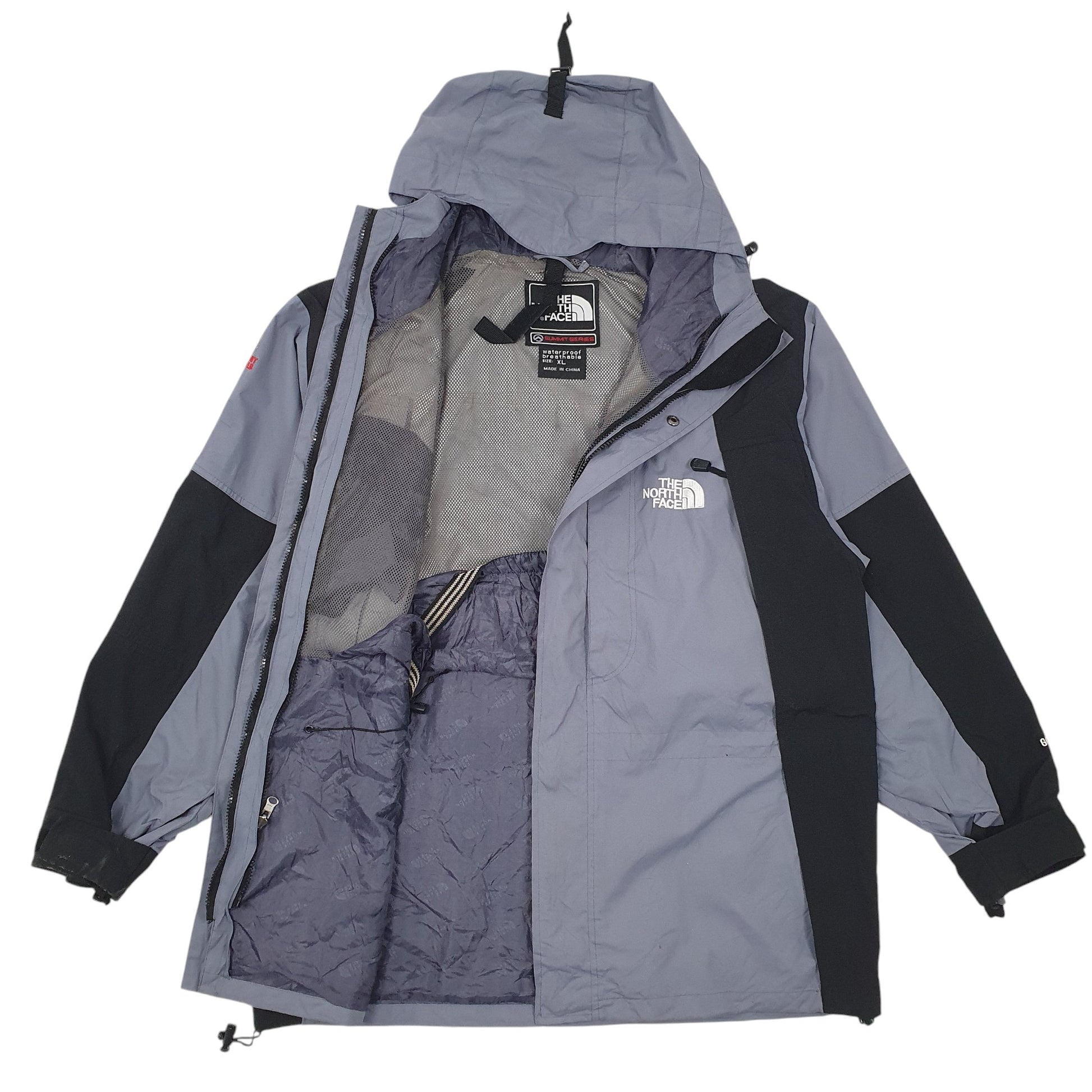 Mens Grey The North Face Summit Series Gore-Tex Vintage 00s  Coat