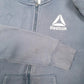 Womens Blue Reebok Hoodie Full Zip Jumper