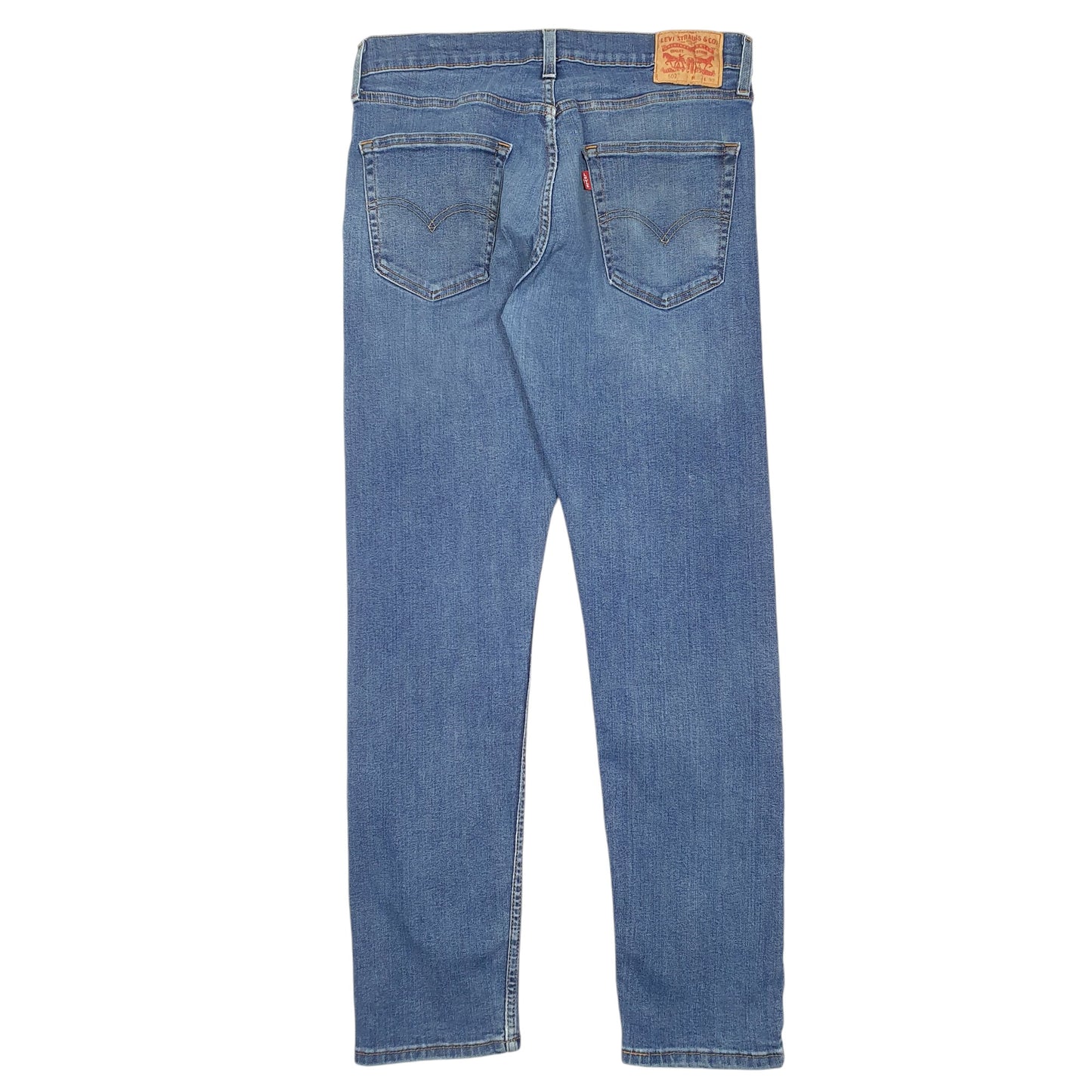 Mens Blue Levis Stretch 502 JeansW33 L32