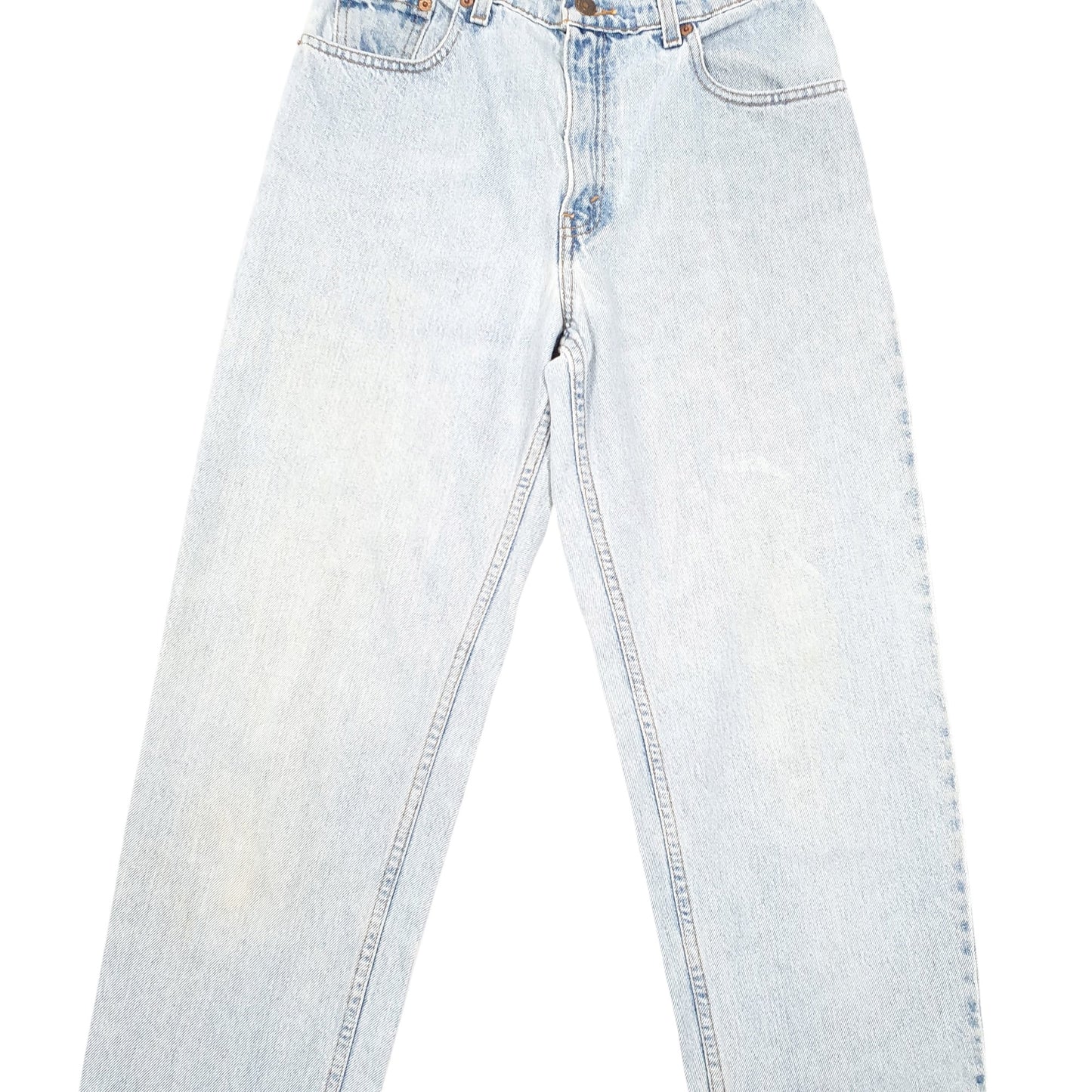 Mens Blue Levis Vintage Tapered 90s 550 JeansW28 L31