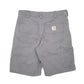 Mens Grey Carhartt Workwear Relaxed Fit Carpenter Shorts