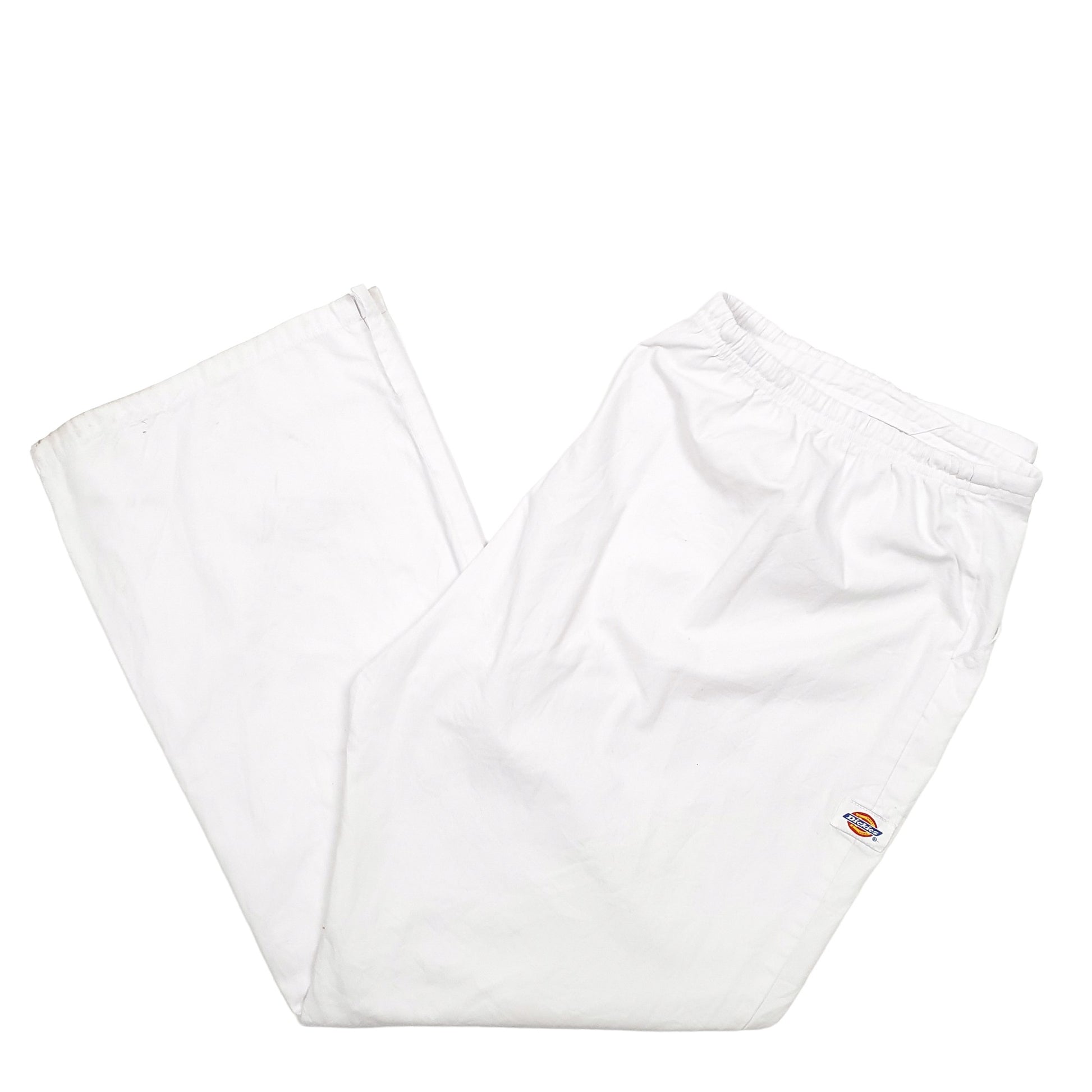 Mens White Dickies  Chino Trousers