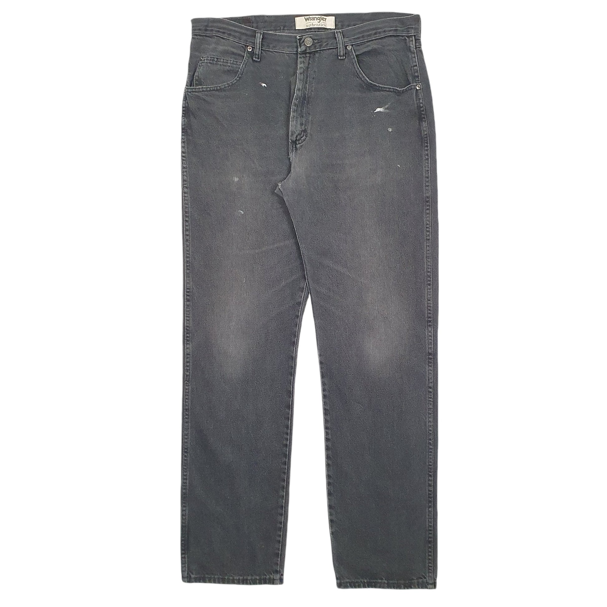 Mens Black Wrangler  ZM100BK JeansW36 L34