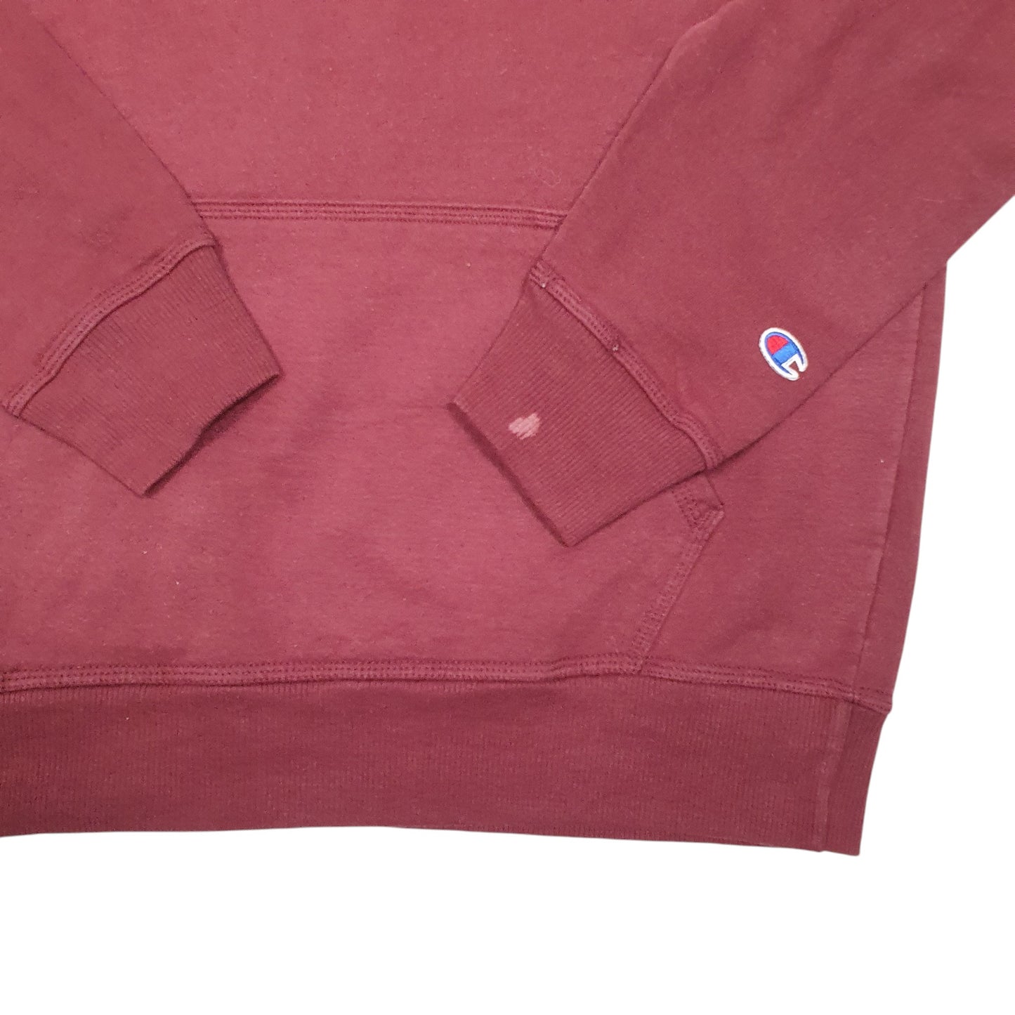 Mens Burgundy Champion  Hoodie Jumper