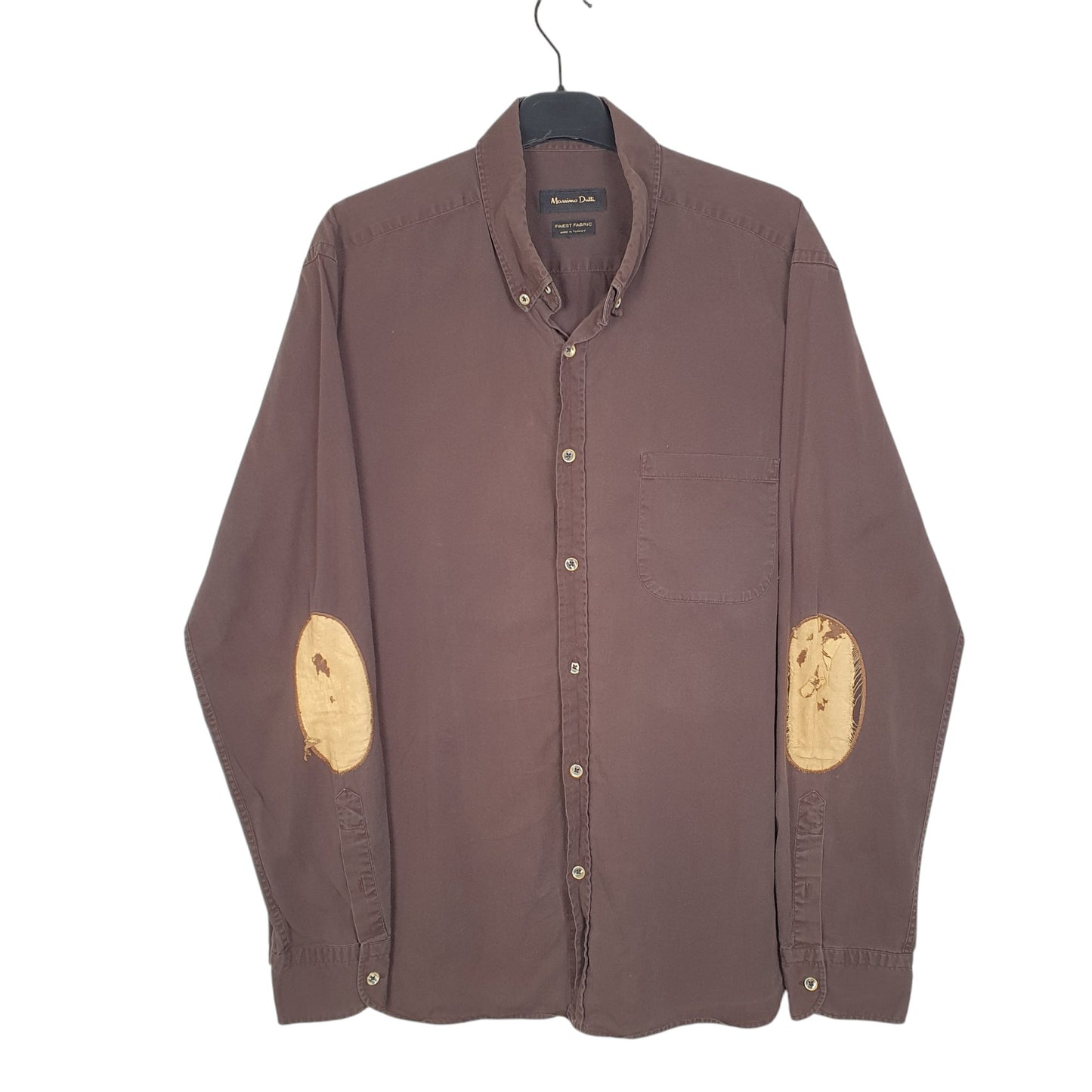 Mens Brown Massimo Dutti  Long Sleeve Shirt