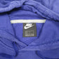 Mens Purple Nike Just Do It Hoodie Jumper
