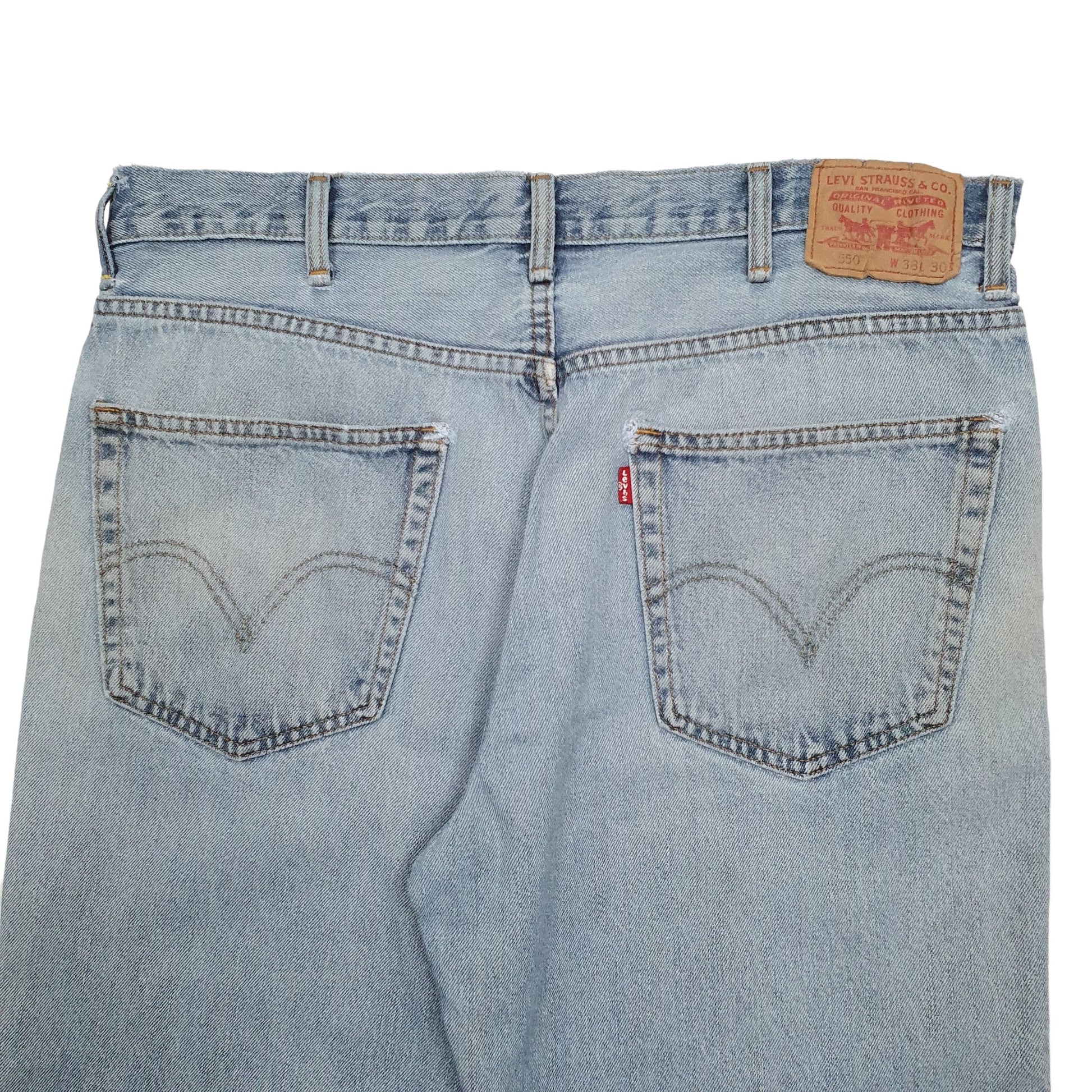 Mens Blue Levis  550 JeansW38 L30