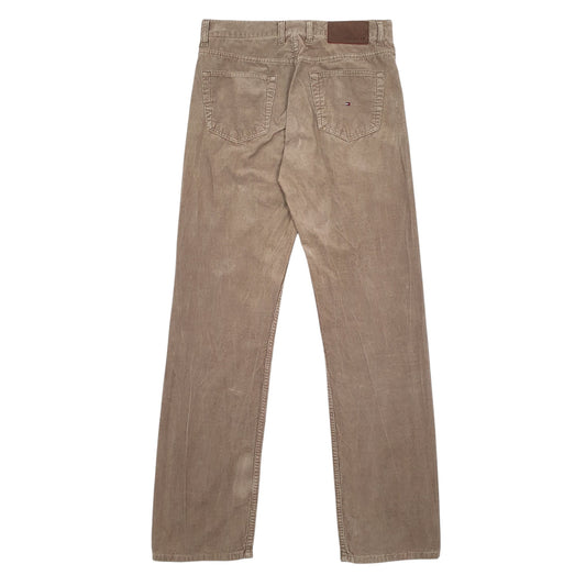 Mens Brown Tommy Hilfiger  Corduroy Trousers